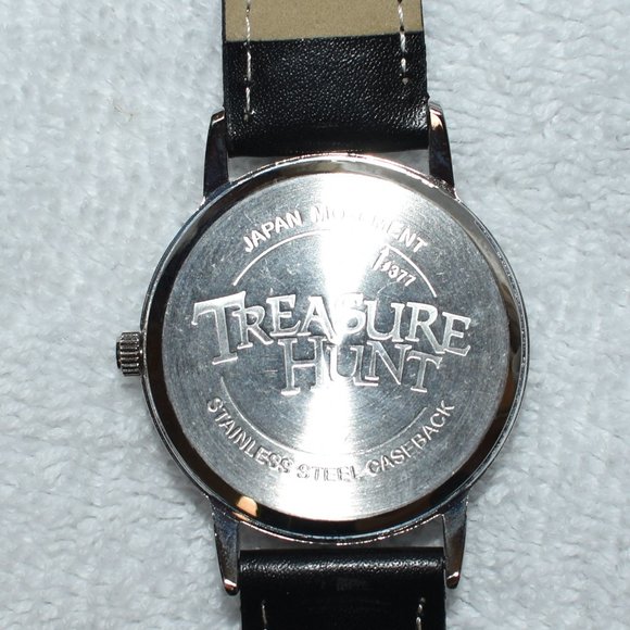 Vintage Las Vegas Treasure Hunt Watch w Black Band - Picture 7 of 9